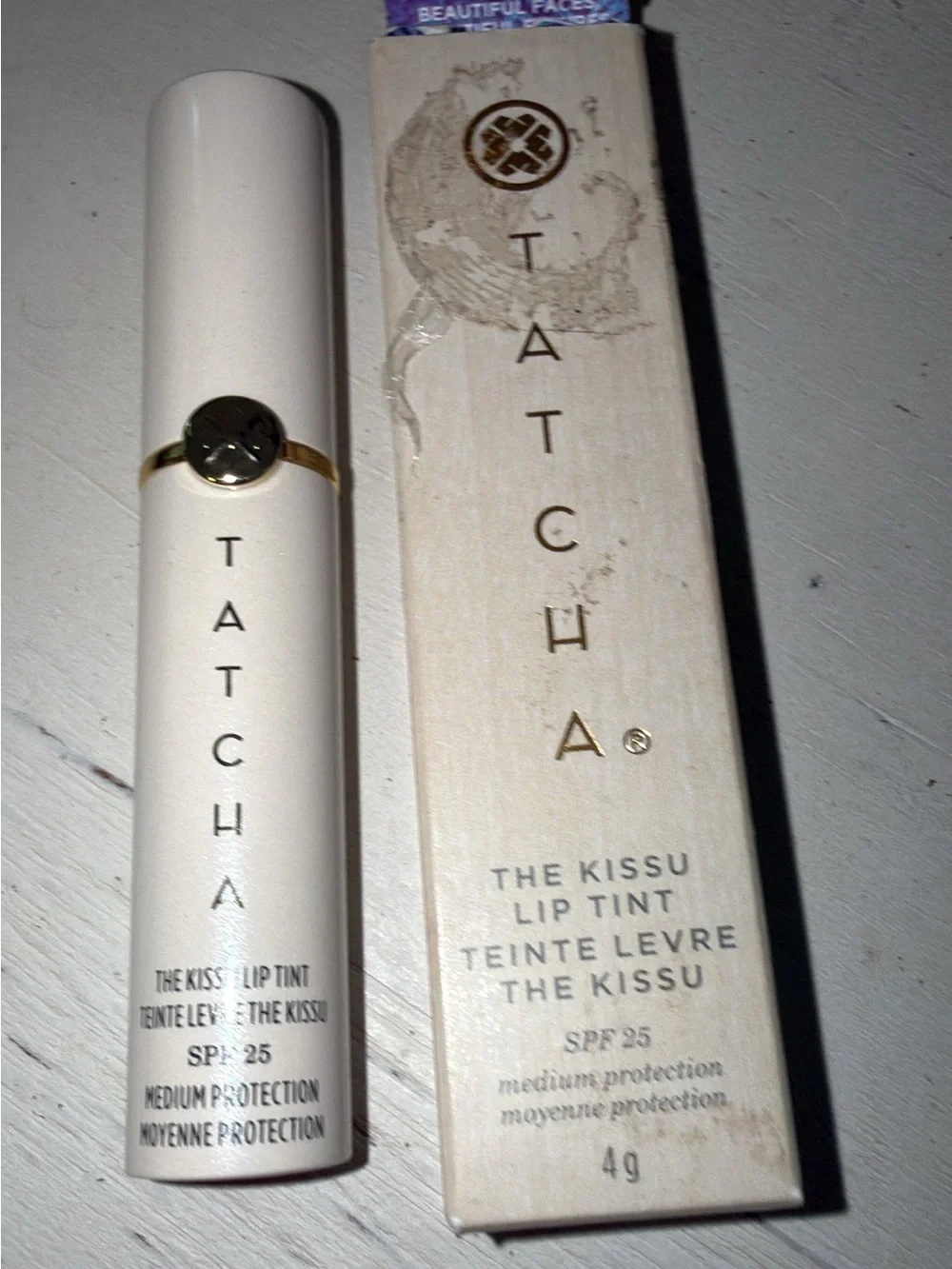 Tatcha the Kissu Lip Tint in Camelia NIB